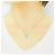 Autre Marque Collana Cross Diamond in Au750 Rosa - vista 6