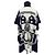 Hermès Poncho Cashmere Poncho Nero Bianco - vista 2