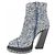 Stivali JIMMY CHOO Nero Argento Blu - vista 2