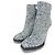 Stivali JIMMY CHOO Nero Argento Blu - vista 3