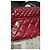 Chanel Classic Matelassé Borsa in Pelle Liscia Rossa Rosso Bordò - vista 3