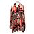 Autre Marque AZ FACTORY Gemusterte Seidenbluse Rot