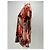 Autre Marque AZ FACTORY Gemusterte Seidenbluse Rot - Ansicht 4