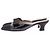 Mule Chanel in pelle nera Nero - vista 2