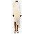 Maje Strickkleid aus Rippstrick-Crochet in Creme - Größe XS Roh - Ansicht 3