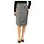 Louis Vuitton Falda midi plateada con adornos - talla UK 10 Plata