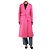Louis Vuitton Rosa Wollmantel mit Gürtel - Größe S Pink