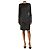 Totême Schwarzes Mini-Satin-Kleid mit langen Ärmeln - Größe UK 8