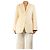 Totême Cream wool-blend blazer - size UK 8