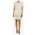 Chanel Minivestido de tweed blanco - talla UK 14 - vista 3