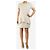 Chanel Minivestido de tweed blanco - talla UK 14 - vista 4