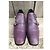 Double Prada Mocassins de Couro Roxo com Fivela Dupla - vista 3