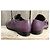Double Prada Mocassins de Couro Roxo com Fivela Dupla - vista 5