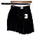 Claudie Pierlot Schwarzer Samt Minirock