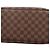 Borsa Tote Louis Vuitton Neverfull MM Damier Marrone Damier ebene - vista 10