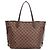 Borsa Tote Louis Vuitton Neverfull MM Damier Marrone Damier ebene - vista 3
