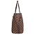 Borsa Tote Louis Vuitton Neverfull MM Damier Marrone Damier ebene - vista 4