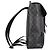Zaino Louis Vuitton Saumur Monogram Eclipse Marrone Nero Monogramma - vista 4