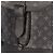 Zaino Louis Vuitton Saumur Monogram Eclipse Marrone Nero Monogramma - vista 9