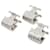 Céline Set di 3 mollettoni per capelli Celine Triomphe Mini Argento  - vista 2