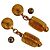 Timeless Orecchini Chanel Vintage Gripoix Swing D'oro - vista 4