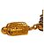 Timeless Orecchini Chanel Vintage Gripoix Swing D'oro - vista 7