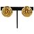 Orecchini a clip Chanel Vintage Coco Mark D'oro