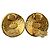 Orecchini a clip Chanel Vintage Coco Mark D'oro - vista 10