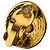 Orecchini a clip Chanel Vintage Coco Mark D'oro - vista 11