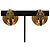 Orecchini a clip Chanel Vintage Coco Mark D'oro - vista 2