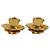 Orecchini a clip Chanel Vintage Coco Mark D'oro - vista 8
