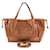 Céline Borsa Celine Small Cabas Drawstring Cuire Triomphe Marrone - vista 12