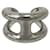 Ring Hermès Anello Osmos PM Hermes Argento  - vista 1