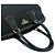 Mini borsa tote in nylon e pelle con placca logo triangolare nera Prada Nero - vista 4