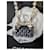 Collana Chanel B23C Perle e Charm Mini Borsa Matelassé Nero Bianco D'oro - vista 9