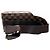 Borsa a tracolla Louis Vuitton Geronimos Marrone - vista 2
