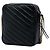Borsa a tracolla Gucci Black GG Marmont Matelasse in pelle con doppia zip - vista 2