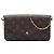 Louis Vuitton Pochette Felicie Marrone Monogram