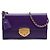 Portafoglio con catena Sound Lock in Saffiano viola di Prada Porpora Viola scuro