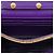 Portafoglio con catena Sound Lock in Saffiano viola di Prada Porpora Viola scuro - vista 4