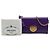 Portafoglio con catena Sound Lock in Saffiano viola di Prada Porpora Viola scuro - vista 7