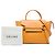 Céline Celine Yellow Micro Grained Calfskin Belt Bag Mustard - view 7