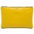 Clutch CD Diamond in tela rivestita gialla Dior Giallo
