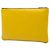 Clutch CD Diamond in tela rivestita gialla Dior Giallo - vista 2
