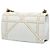 Diorama Flap in agnello borchiato bianco Medium Crudo - vista 2