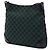 Borsa a tracolla Gucci in tela GG verde Verde scuro - vista 2