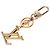 Louis Vuitton Portachiavi e Charm per borsa LV Facettes placcato oro D'oro