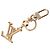 Louis Vuitton Portachiavi e Charm per borsa LV Facettes placcato oro D'oro - vista 2