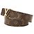 Cinturón reversible Louis Vuitton Brown Monogram Initiales Castaño - vista 2