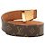 Cinturón reversible Louis Vuitton Brown Monogram Initiales Castaño - vista 3